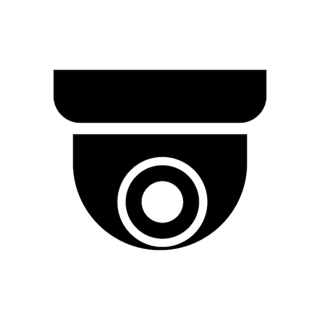 Ilustración de diseño gráfico vectorial del icono de cctv