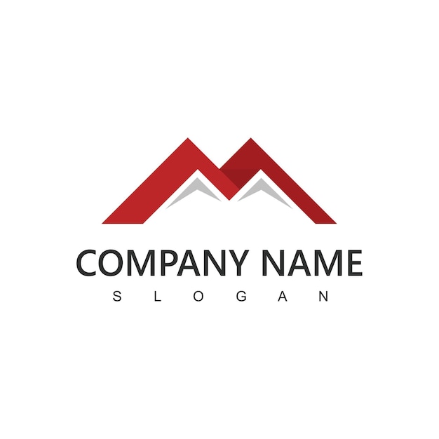 Ilustración de diseño de hogar de logotipo de bienes raíces