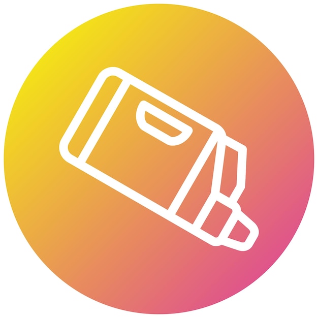 Ilustración del diseño del icono del aceite del motor vectorial