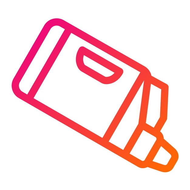 Ilustración del diseño del icono del aceite del motor vectorial