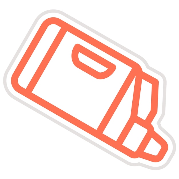 Ilustración del diseño del icono del aceite del motor vectorial