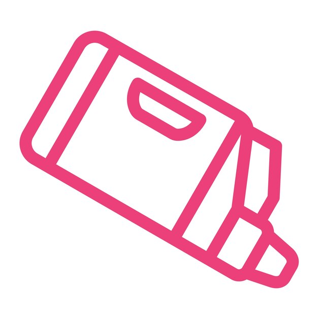Ilustración del diseño del icono del aceite del motor vectorial