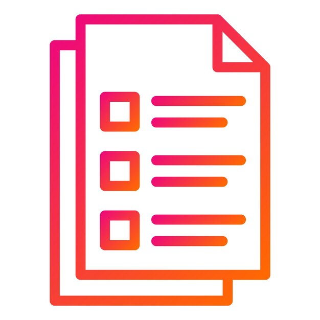 Ilustración del diseño del ícono del archivo vectorial