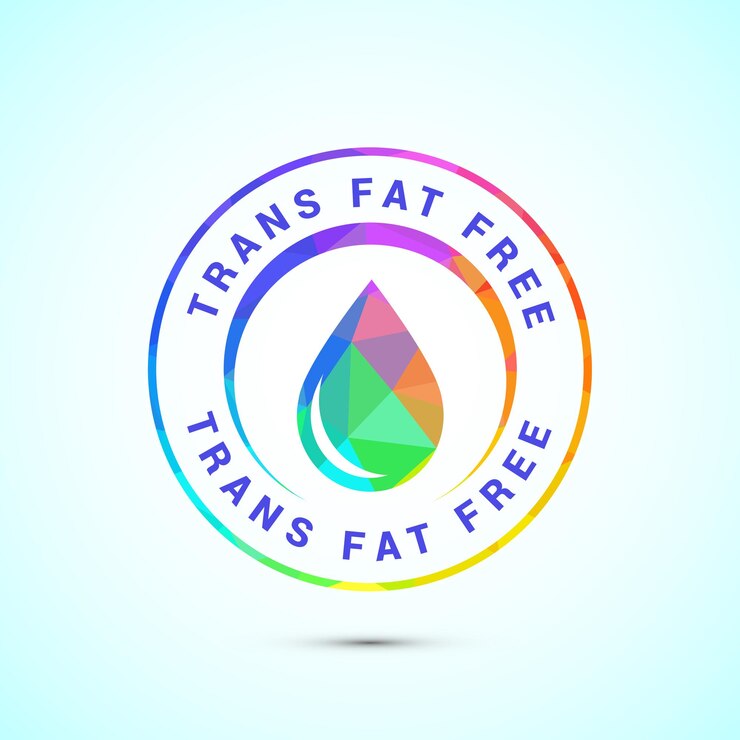 Vector ilustración de diseño de icono libre de grasas trans icono sin grasas trans para un concepto saludable estilo bajo de poli