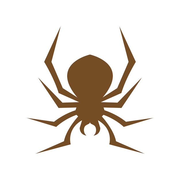 Ilustración de diseño de icono de logotipo de araña