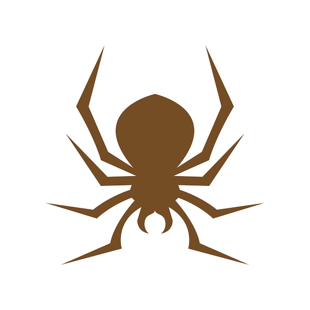 Ilustración de diseño de icono de logotipo de araña