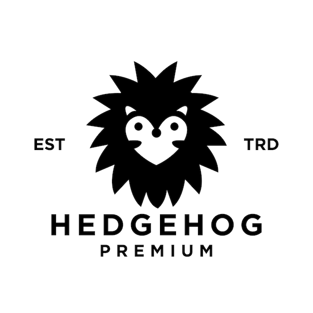 Ilustración del diseño del icono del logotipo de Hedgehog