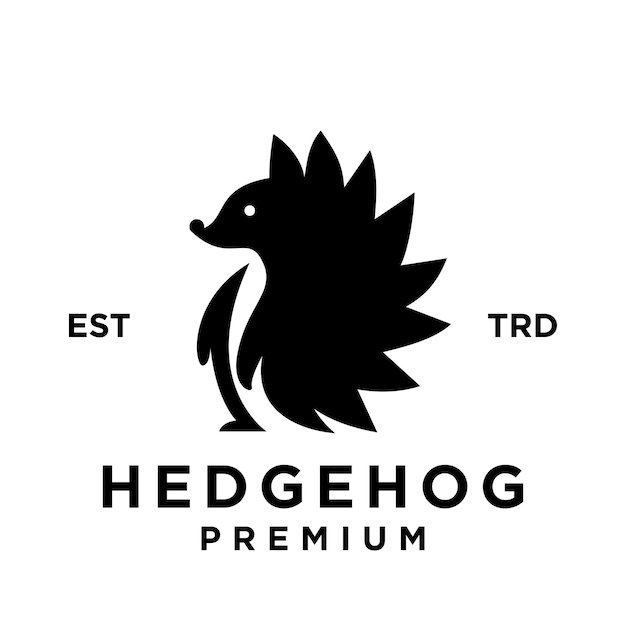 Ilustración del diseño del icono del logotipo de Hedgehog