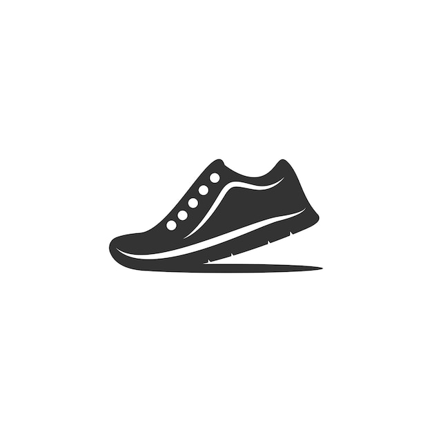 Ilustración de diseño de icono de logotipo de zapatos de hombre