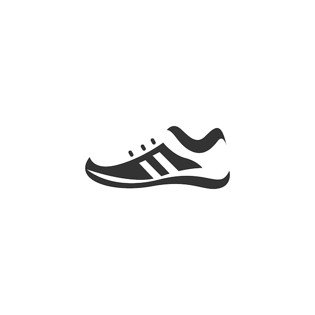 Ilustración de diseño de icono de logotipo de zapatos de hombre