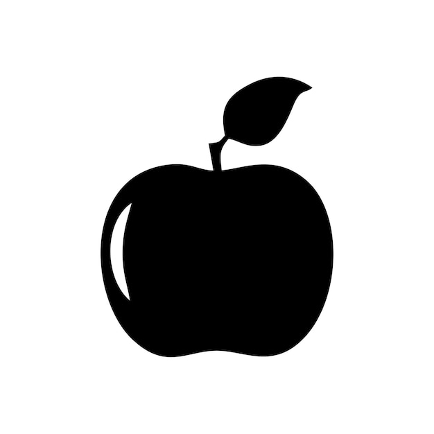 Ilustración del diseño del icono de la manzana Ilustración de stock