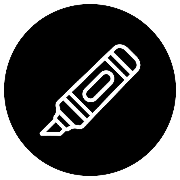 Ilustración del diseño del icono del marcador vectorial