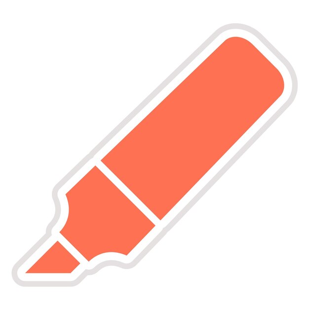 Ilustración del diseño del icono del marcador vectorial
