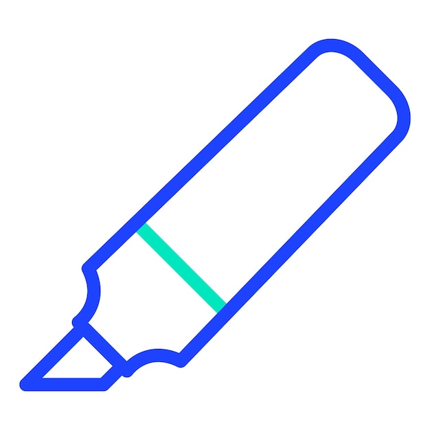 Ilustración del diseño del icono del marcador vectorial