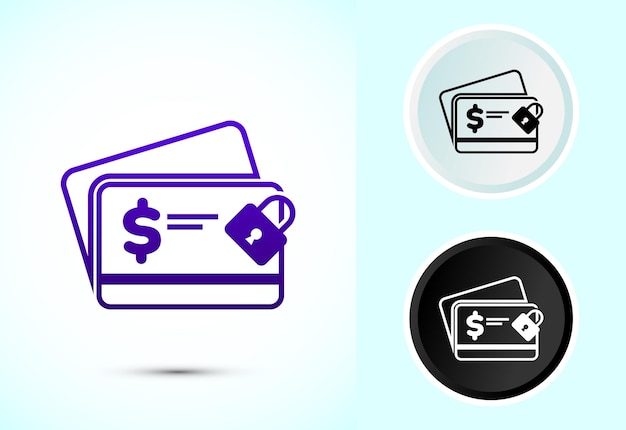 Ilustración del diseño del icono de pago seguro Signo de seguridad de pago para la aplicación de logotipo del sitio web