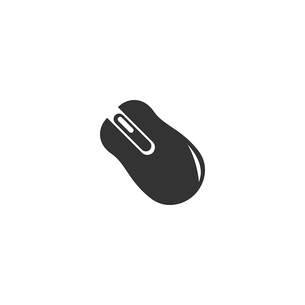 Ilustración de diseño de icono de ratón de computadora