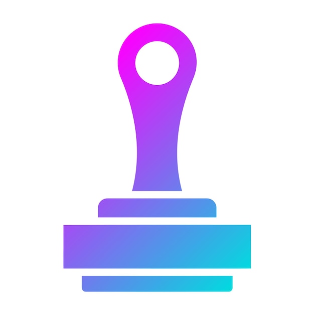 Ilustración del diseño del icono del sello vectorial