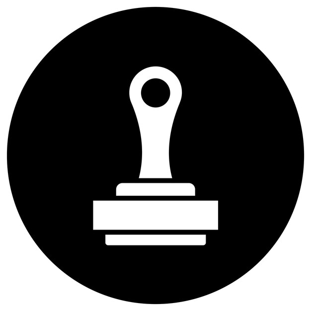 Ilustración del diseño del icono del sello vectorial