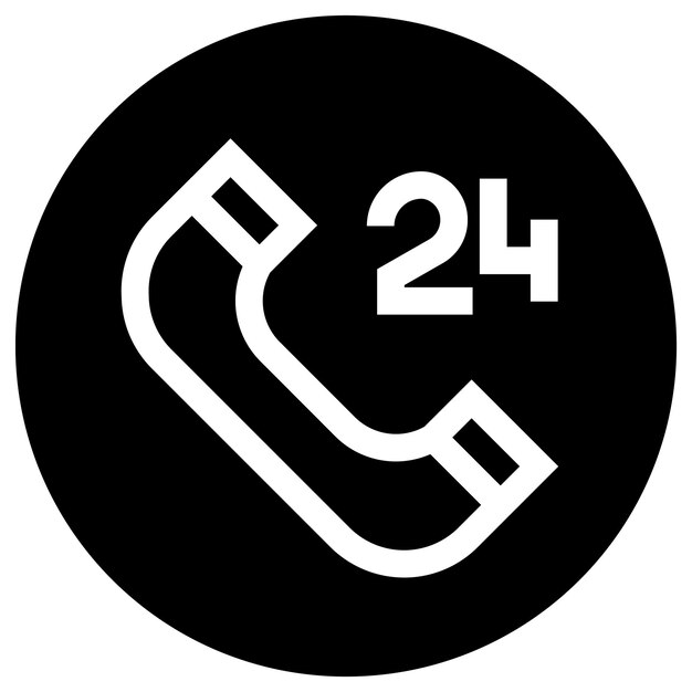 Ilustración del diseño del icono del servidor de llamadas del cliente