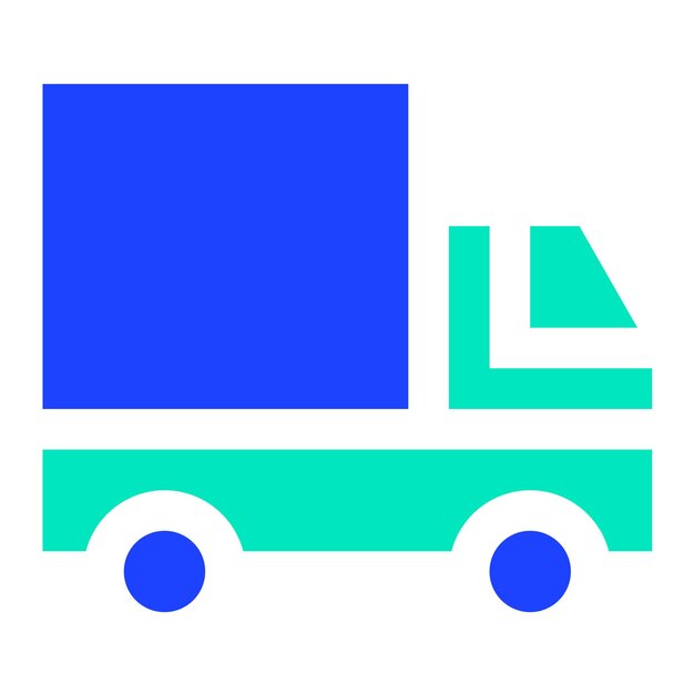 Ilustración del diseño del icono Tr Vector para la entrega de carga
