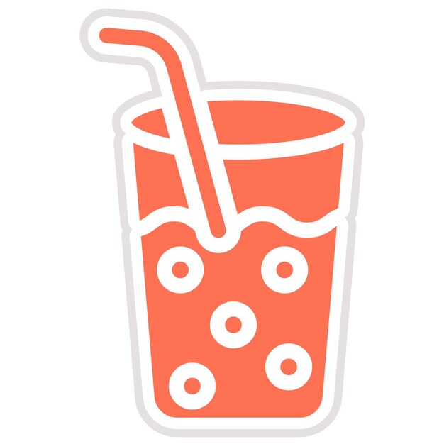 Ilustración del diseño del icono del vector de agua potable