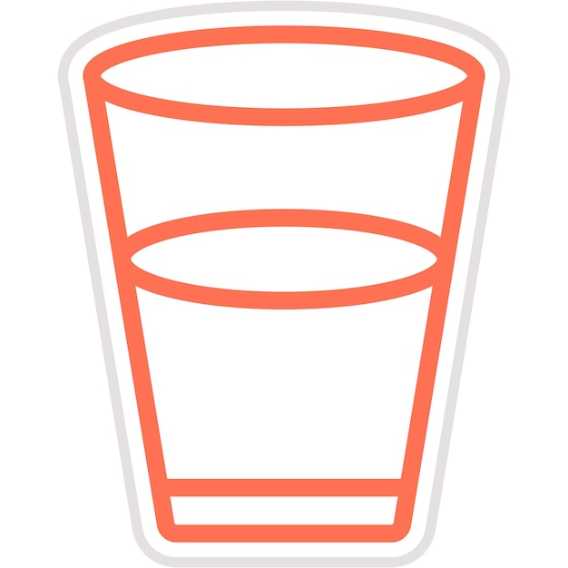 Ilustración del diseño del icono del vector de agua
