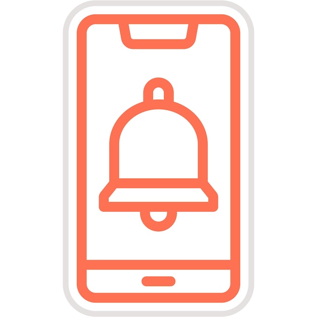 Ilustración del diseño del icono del vector de alarma