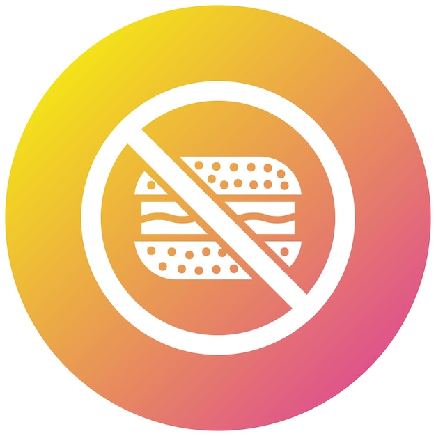 Ilustración del diseño del icono del vector de alimentos