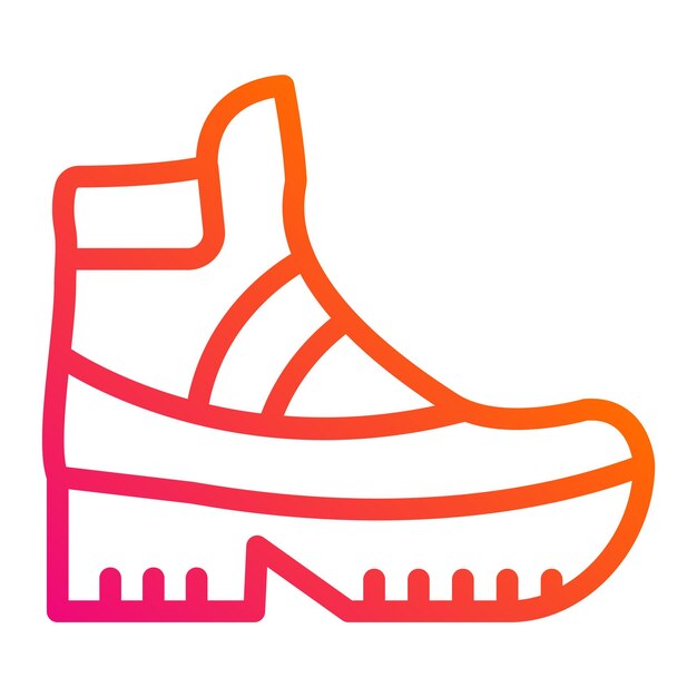 Ilustración del diseño del icono del vector de arranque