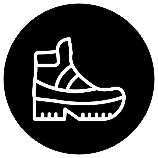 Ilustración del diseño del icono del vector de arranque