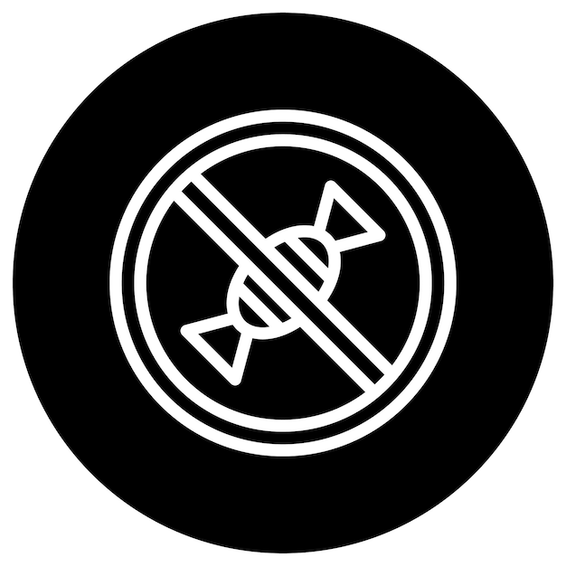 Ilustración del diseño del icono del vector de azúcar