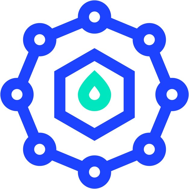Ilustración del diseño del icono del vector de benzol