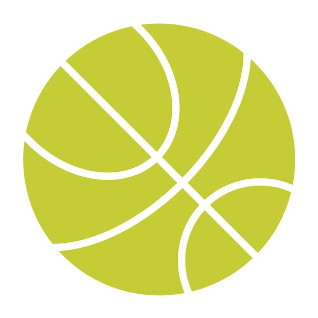 Ilustración del diseño del icono del vector de bola