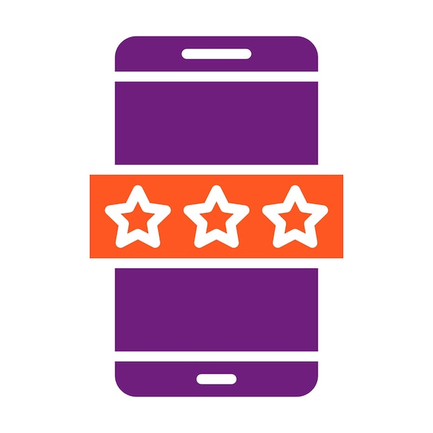 Ilustración del diseño del icono del vector de calificación