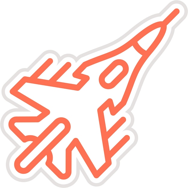 Ilustración del diseño del icono del vector de chorro