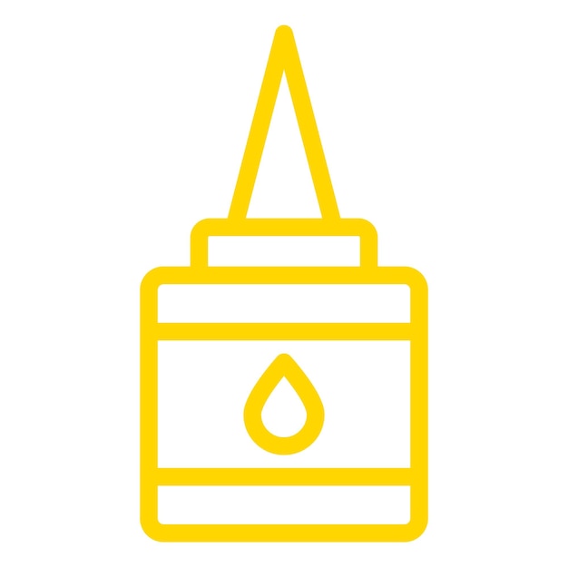 Ilustración del diseño del icono del vector de cola líquida
