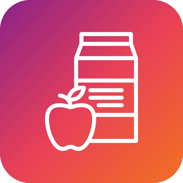 Ilustración del diseño del icono del vector de comida