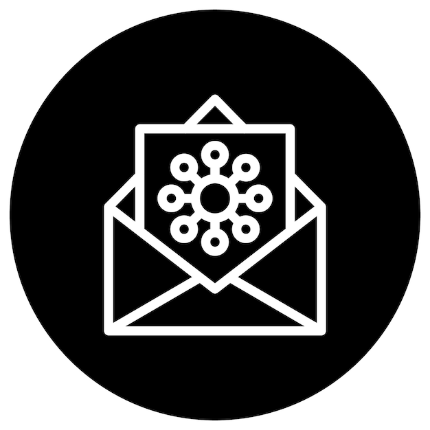 Ilustración del diseño del icono del vector de conexión