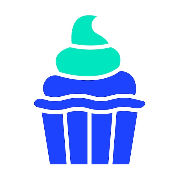 Ilustración del diseño del icono del vector de crema
