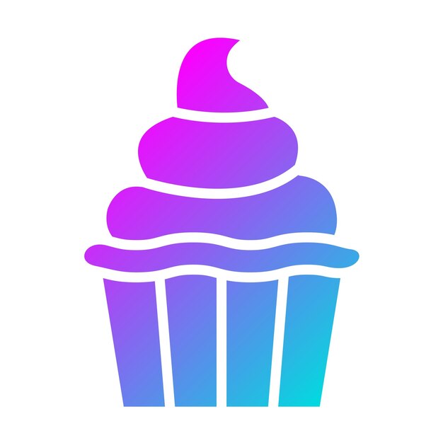 Ilustración del diseño del icono del vector de crema