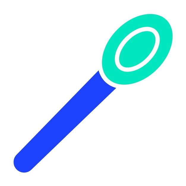 Ilustración del diseño del icono del vector de cuchara