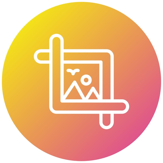 Ilustración del diseño del icono del vector de cultivo