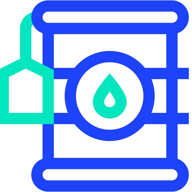 Ilustración del diseño del icono del vector de descuento del precio del combustible