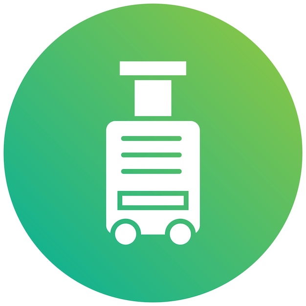 Ilustración del diseño del icono del vector de equipaje