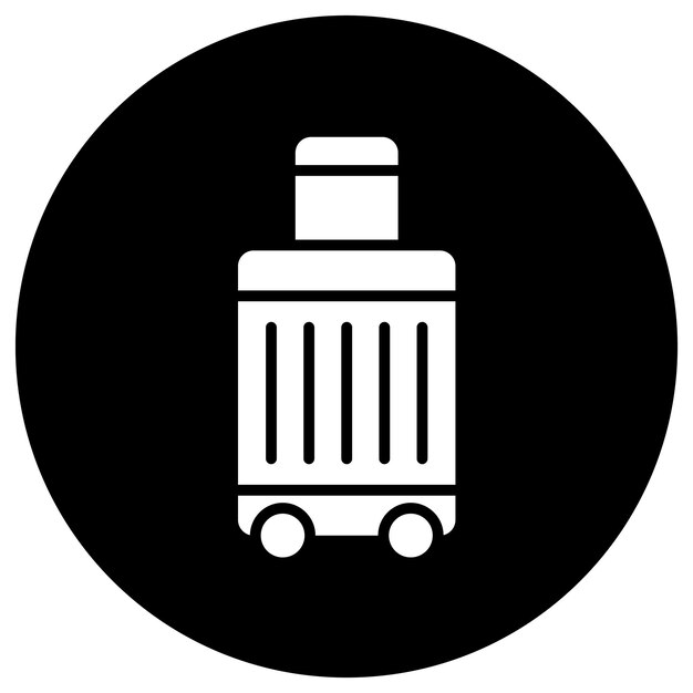 Ilustración del diseño del icono del vector de equipaje