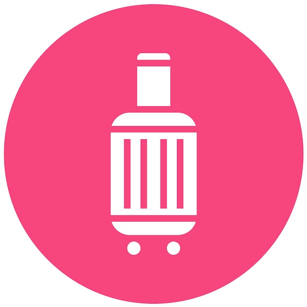 Ilustración del diseño del icono del vector de equipaje