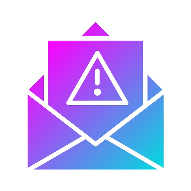 Ilustración del diseño del icono del vector de errores