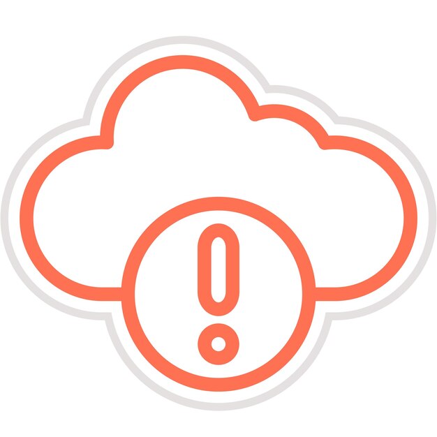 Ilustración del diseño del icono del vector de errores