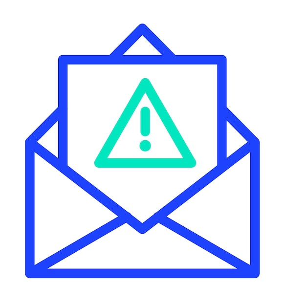 Ilustración del diseño del icono del vector de errores
