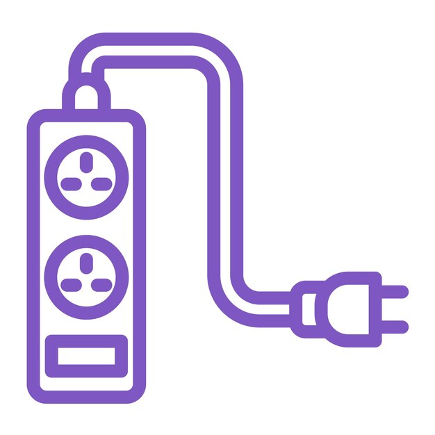 Ilustración del diseño del icono del vector de extensión